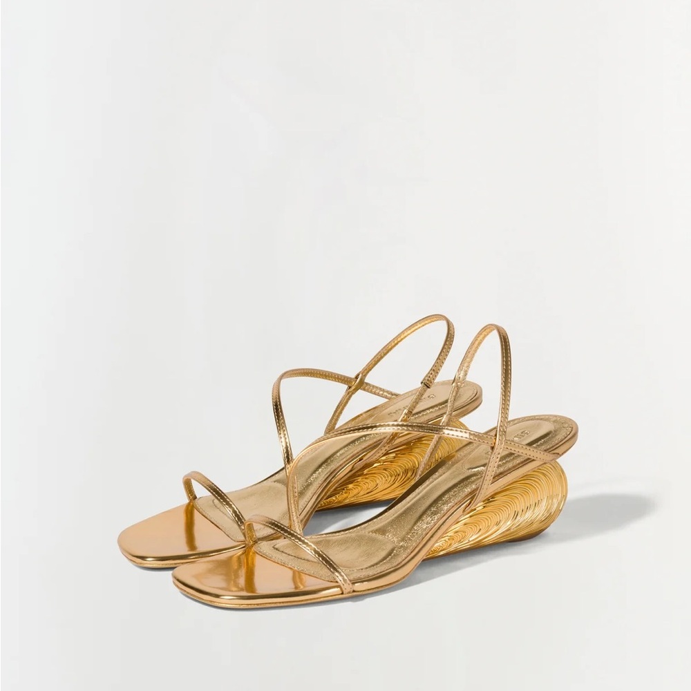 SIMKHAI Bridget Shell Wedge Sandal